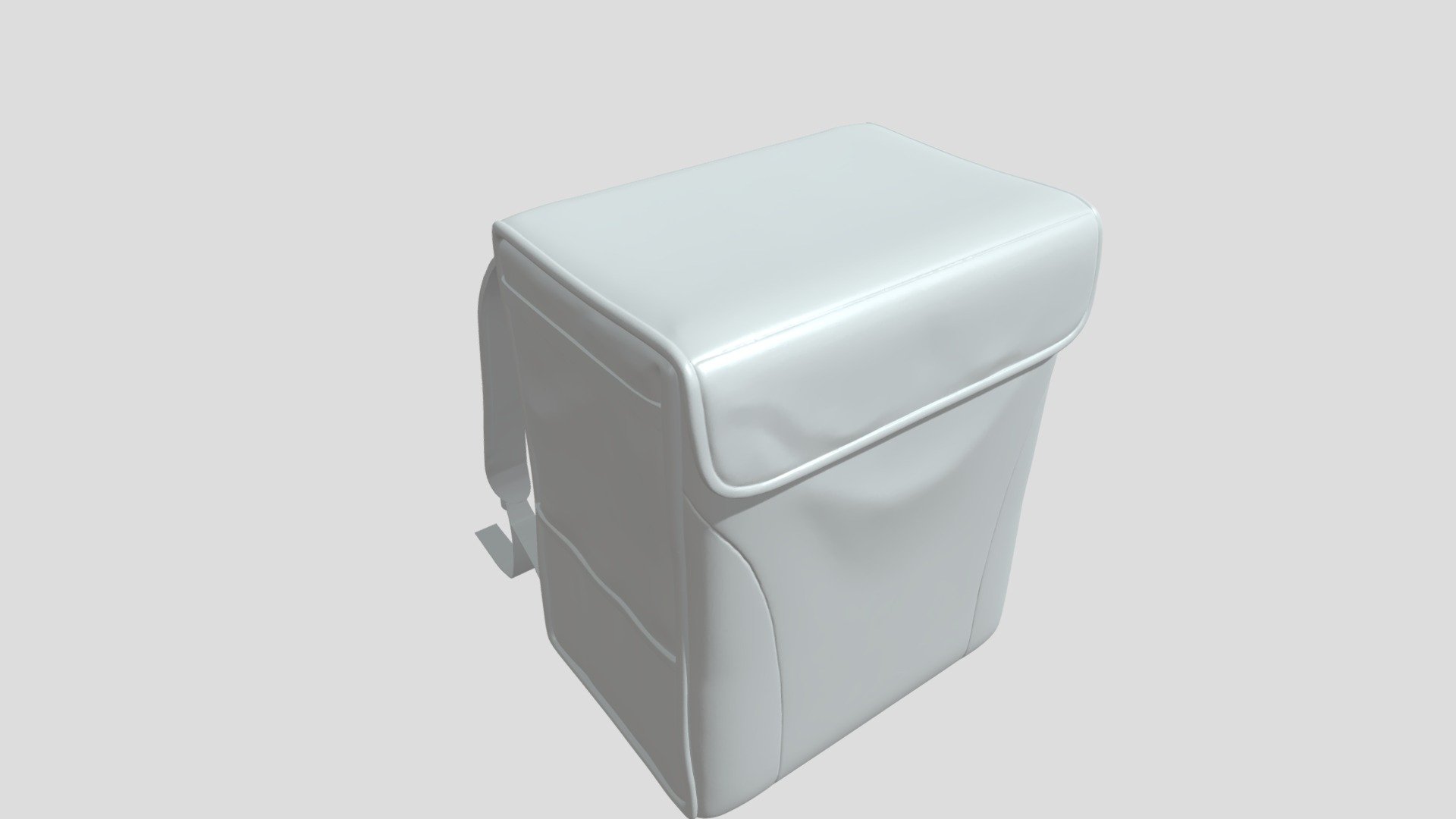 Red delivery insulated backpack - 3D model by rogerfilmshn [ff1fb0e ...
