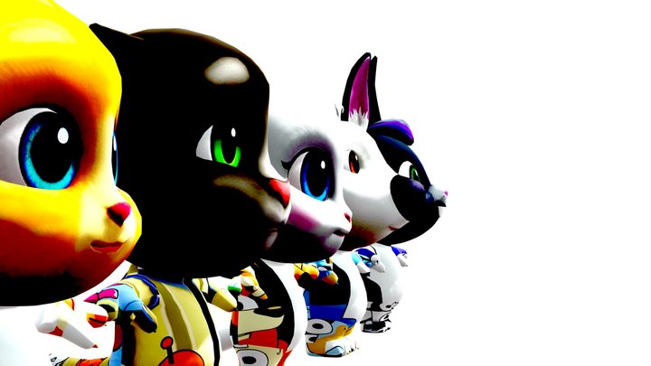 all-main-characters-tom-friends 3D Model