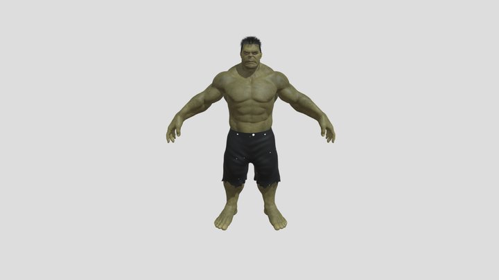 Horror Skunx Hulk Model 3D Model