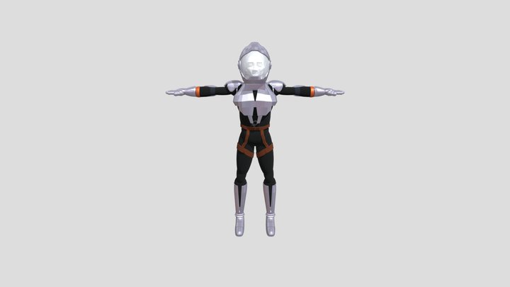 astronauta model Sayans 3D Model