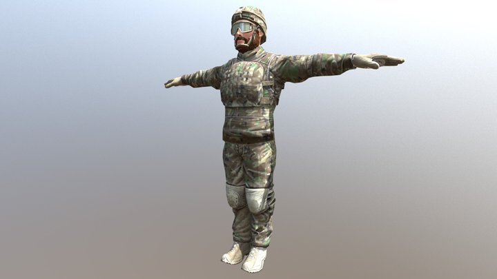 Soldado 3D Model