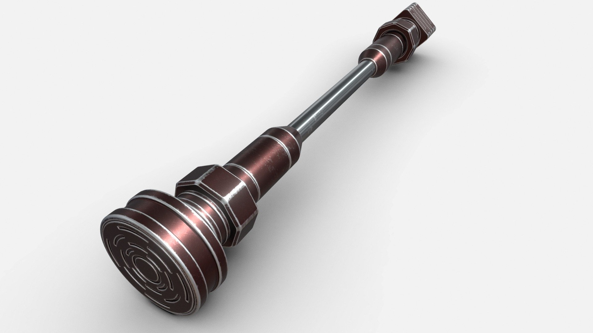 High-poly Free Ski-fi Piston