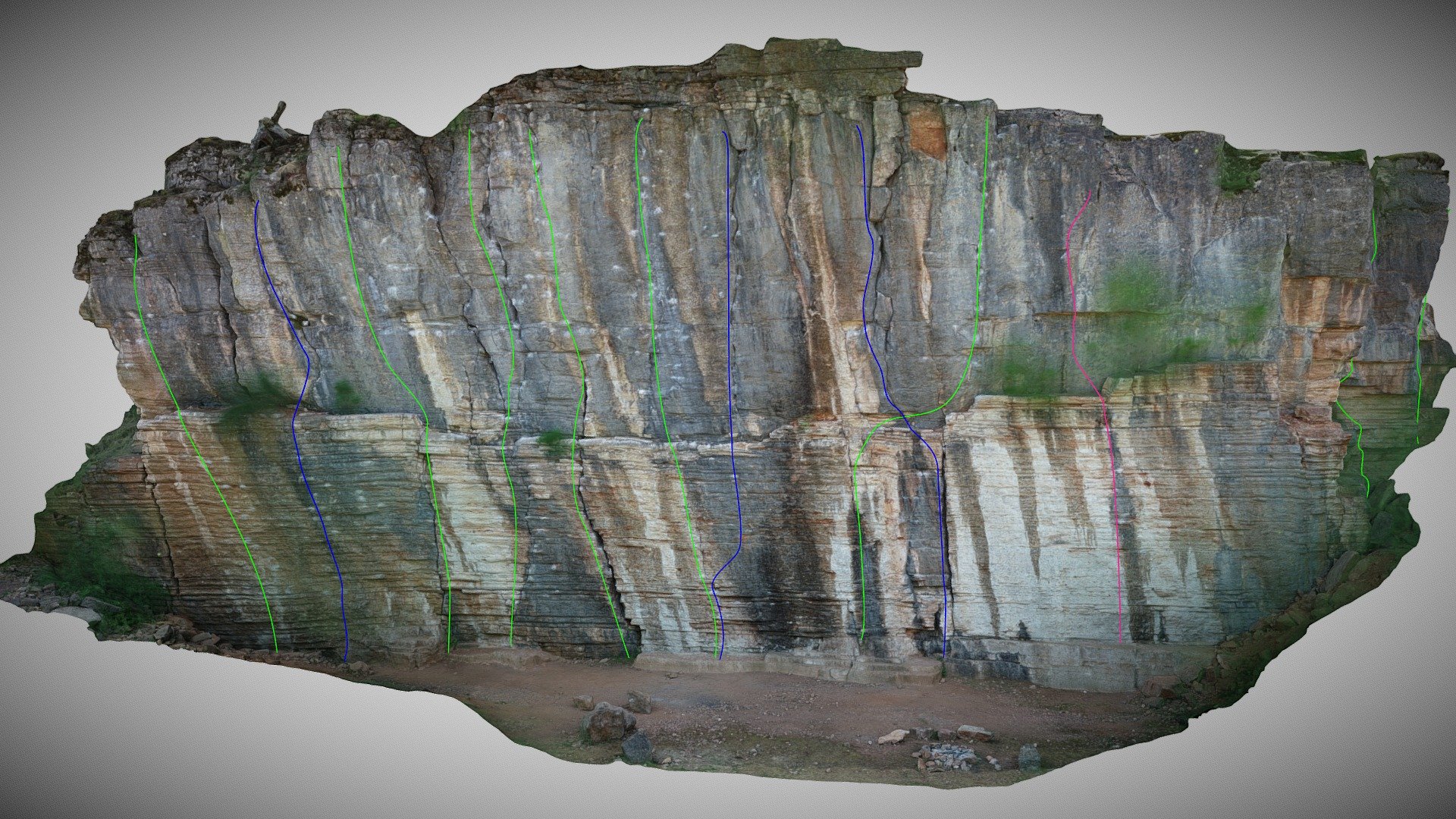 Climbing routes in Kis-Gerecse / Illusion wall