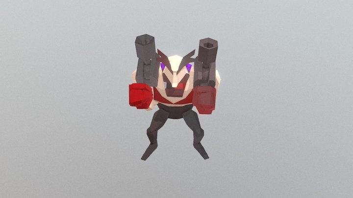 Bomber - Victory Pose 3D Model