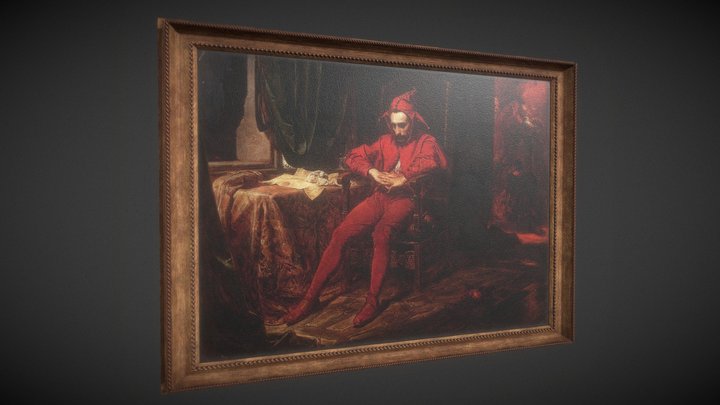 Jan Matejko - Stanczyk 3D Model