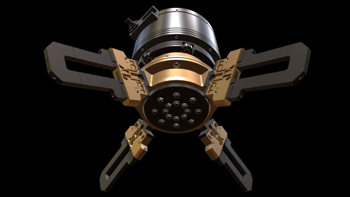 Hardsurface study-work 3D Model