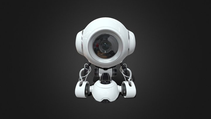 Realistic Security Camera 3D Model 3D Model