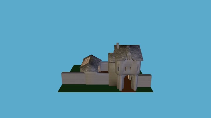 Porte Fortifiée 3D Model
