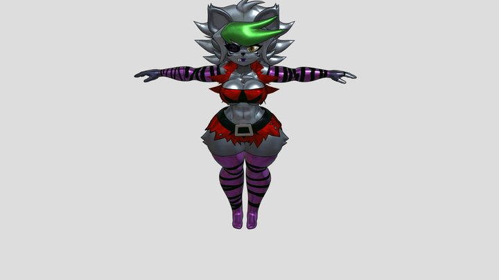 roxanne_wolf_fnia_3 3D Model