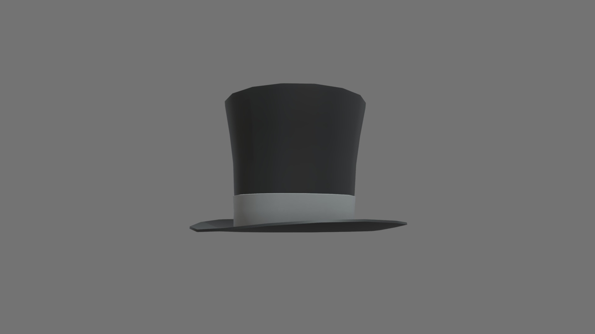 3D model Magician Hat - This is a 3D model of the Magician Hat. The 3D model is about a black hat on a table.