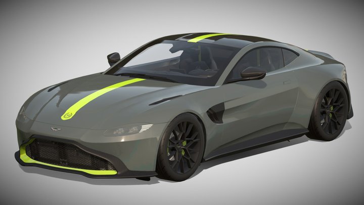 2019 Aston Martin Vantage 59 – Free 3D Model STL