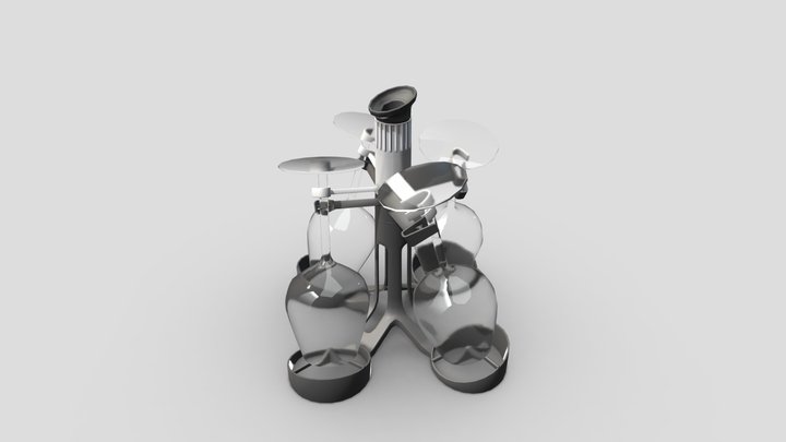 SZ73300 Siemens Glass Holder Rack 3D Model