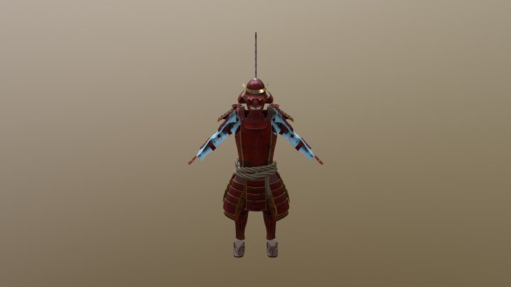 Samurai 3D Model