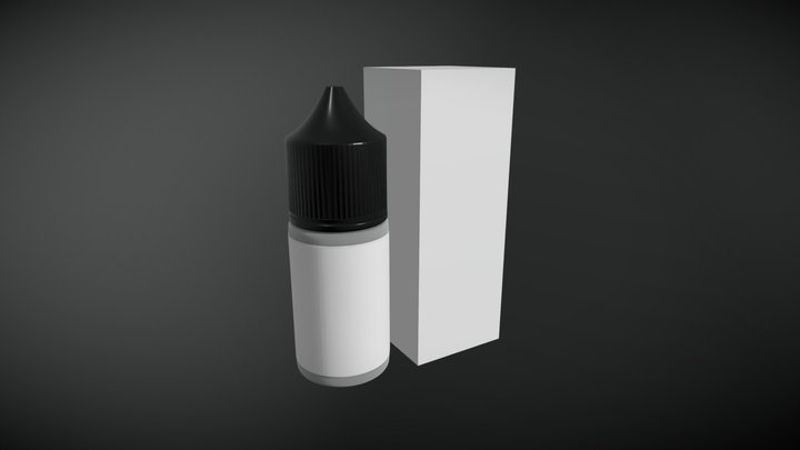 Bottle 30ml 3D Model