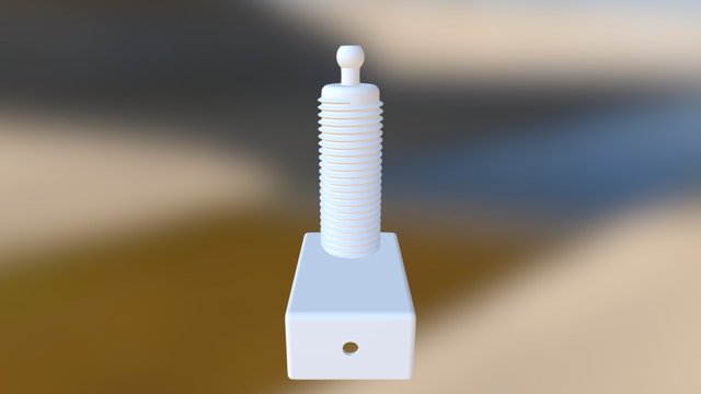 Reading Light - Bottom Base (increased size) 3D Model