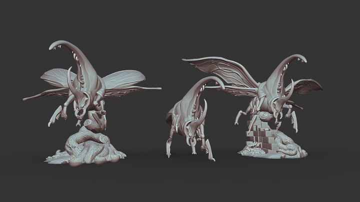 Giant Beetle 3D Model