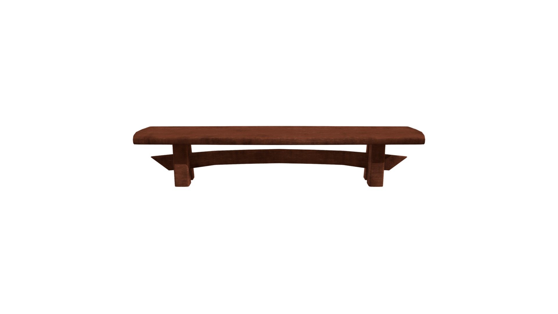 Wooden Bench (Hand painted)