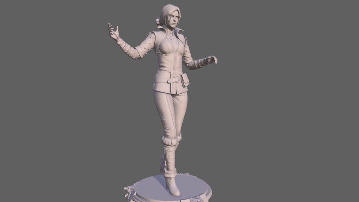 Triss Merigold |  The Witcher 3D Model