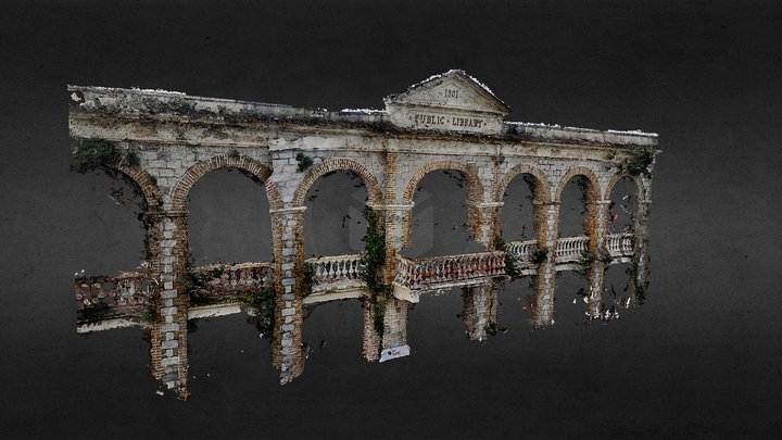 Old Public Library, Port of Spain 3D Model