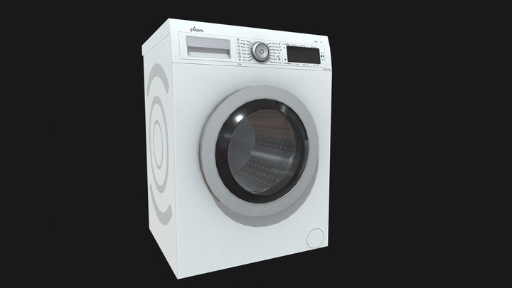 Washing Machine 3D Model