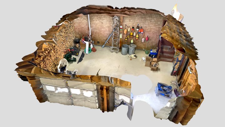 Display.land 3D Scan - Garage 3D Model