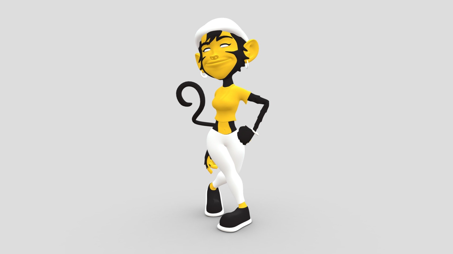 Monkey Papas April - 3D model by Pasta Laboratorio Creativo ...