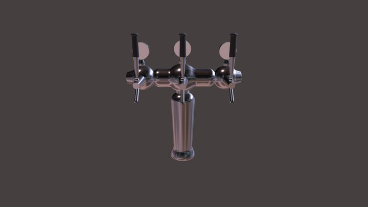 Beer Tap 3D Model
