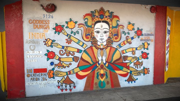 Indian Market Wall 3D Model