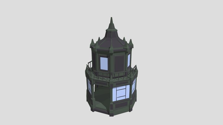 Terrorific Chapel - Optimized For Roblox 3D Model