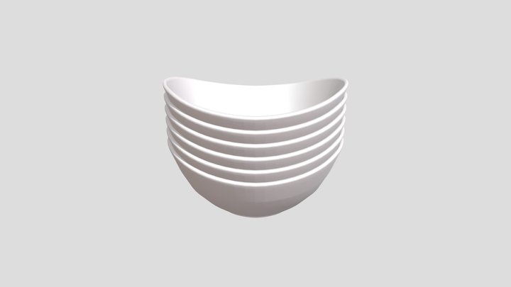 Bowls Designer Set 3D Model