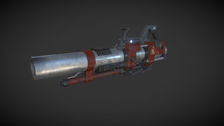 EXTEEL Rocket Launcher 3D Model
