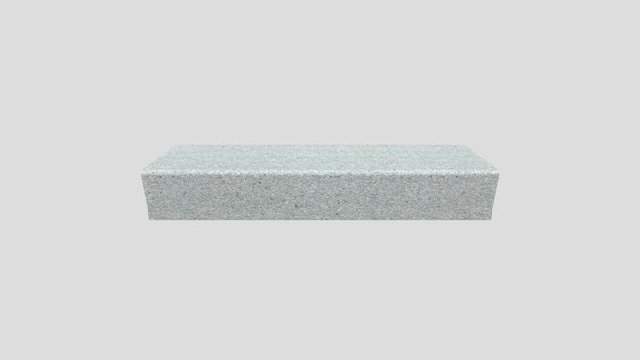 Ступень "Габбро" серая 3D Model