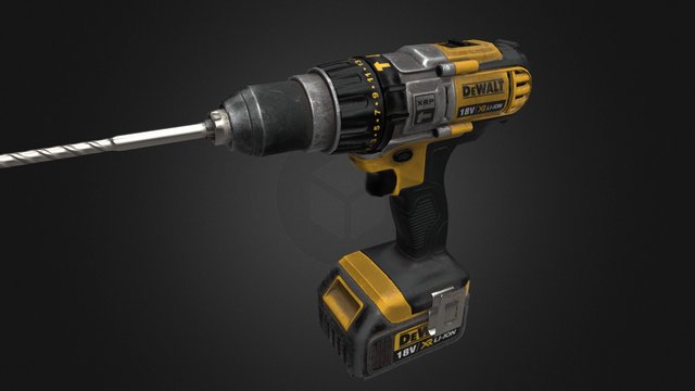 Dewalt drill 3D Model