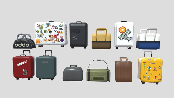 Bag-set 3D Model