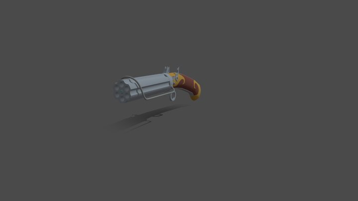 Gun Percival de Rolo 3D Model