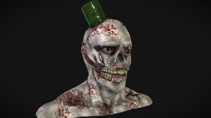 Zombie Beer 3D Model
