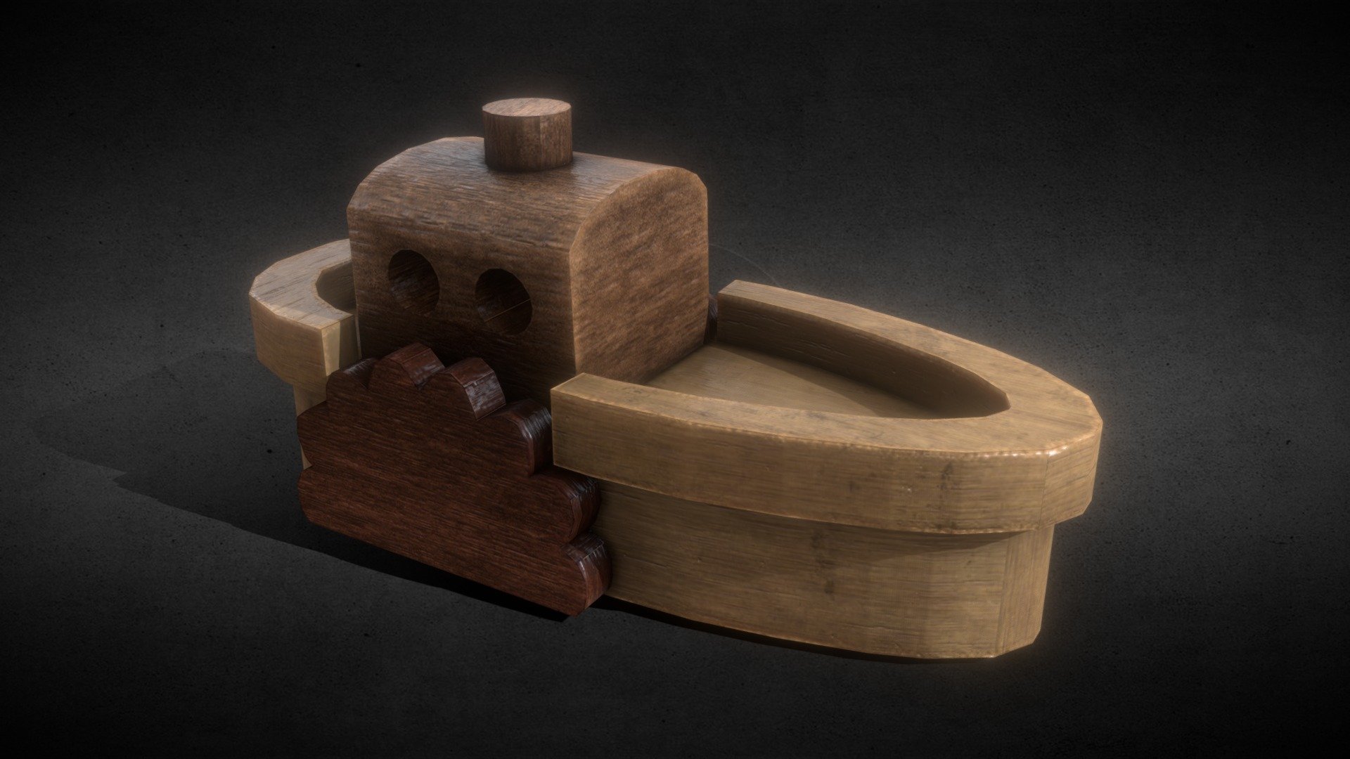 Wooden Ship Toy - Download Free 3D model by Reshado (@rashad-ibrahimli