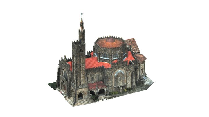Templo Votivo del Mar 3D Model
