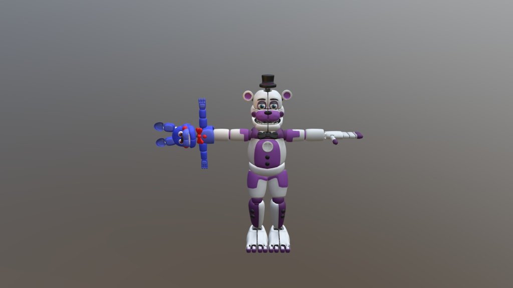 Funtime Freddy 3D Models for Free - Download Free 3D ·