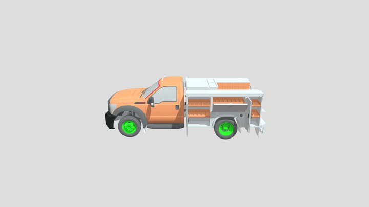 FordTruck_008 3D Model