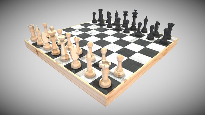 Chess Serie – Kostenloses 3D-Modell STL