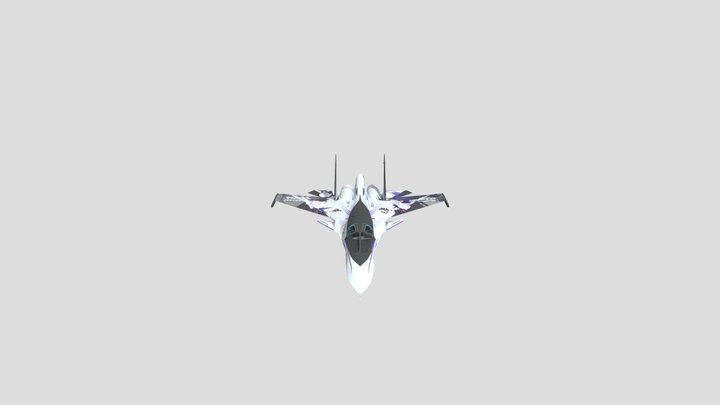 Su-34 Hina Sorasaki 3D Model
