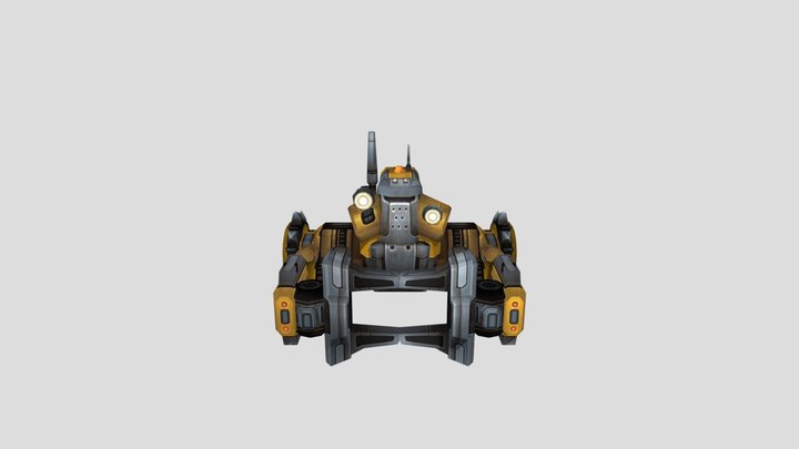 MULE - High Tech 3d Model Compiled 3D Model