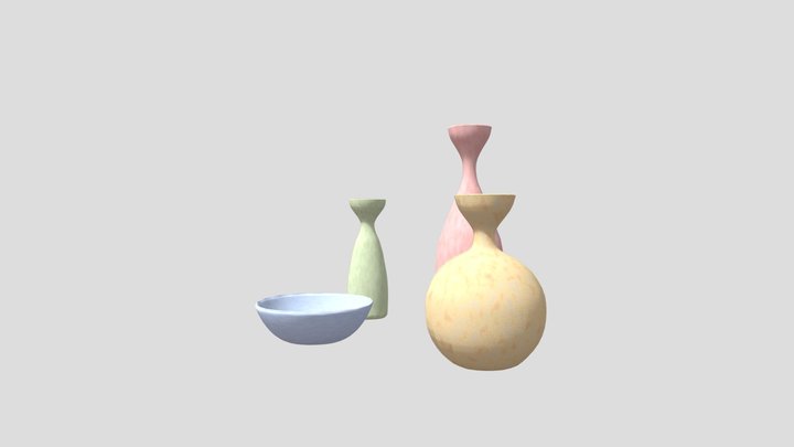 Vases 3D Model