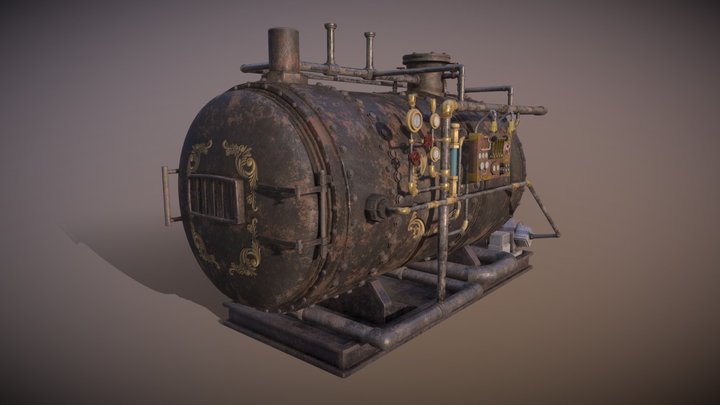 Old Boiler 3D Model