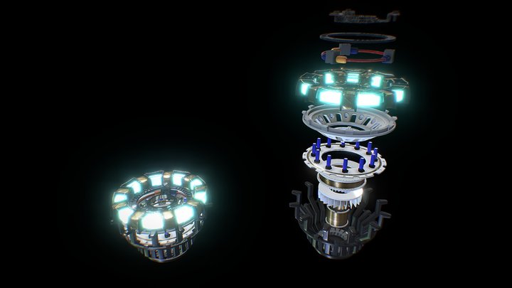 Arc Reactor bundle – Free 3D Model STL
