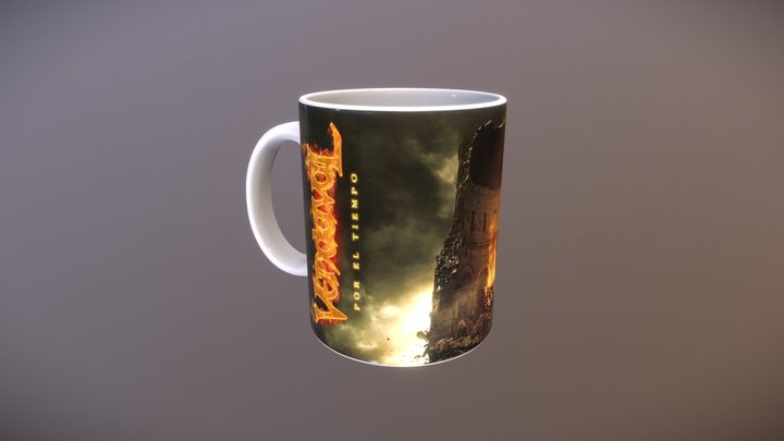 Taza Vendaval "Por el Tiempo" 3D Model