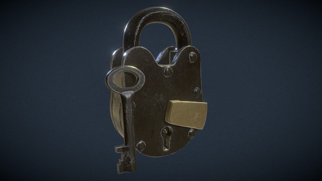Old Lock 3D Model
