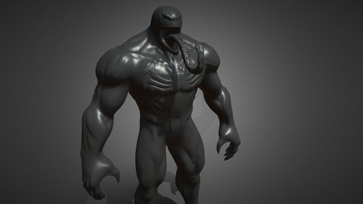 Venom Rigid Model 3D Model