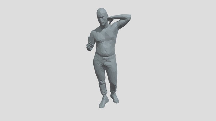 Lowpoly Male Standing